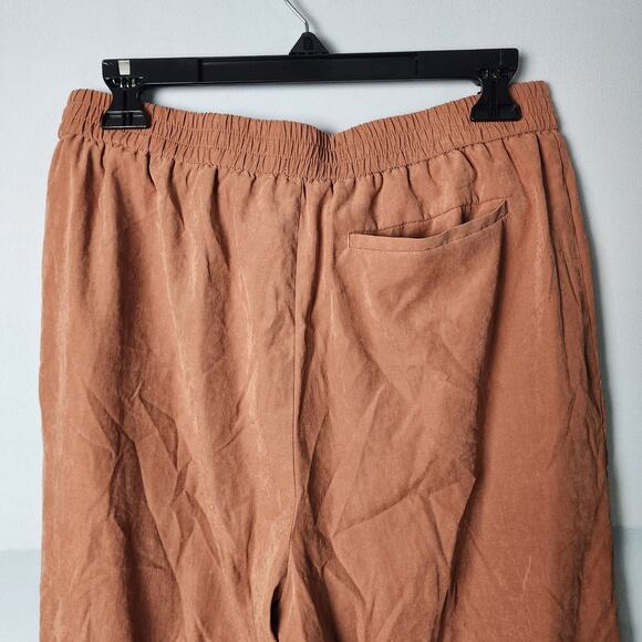 Urban Outfitters Burnt Orange Elastic Waist Beach Pants | Women's Medium - Picture 8 of 12